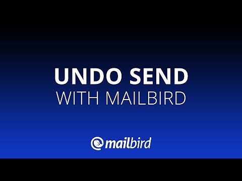 How To Undo Send With Mailbird