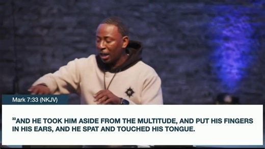 I didn’t make it up…I just applied the Word!! Mark 7:33-35 | Chris Brown