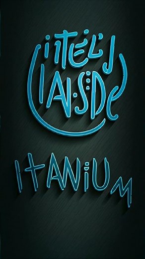 Intel Itanium Polska Logo Historia 2007 #retro #intel #itanium #intelitanium