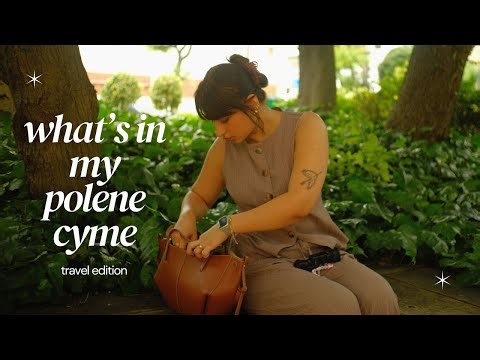 What’s In My Bag: Travel Edition ✈️ Polene Cyme Mini in Japan!