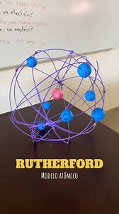 MODELO ATÓMICO | Maqueta del modelo atómico de Rutherford, elaborado con alambre y bolas de unicel por: Julio, Magdiel, Yael y Rogelio 2F | EML. Generación 2024-2025. #fisica #atomo #maquetas #creatividad #ciencia #rutherford #maquetasescolares #maquetascreativas | Ciencia Creativa