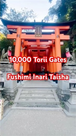 🇯🇵 Fushimi Inari Taisha, (10,000 Torii Gates), Kyoto, Japan #travel highlights