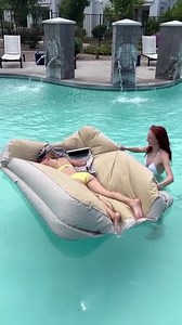 483K views · 973 reactions | "Sleeping girl gets a rude Awakening Girl falls asleep on an air mattress and her best friend pranks her by poking a hole in the air mattress. We watch it sink and then she is woken up by a water fountain that shocks her into falling into the pool with her waterproof laptop.  This video was produced by Network Media and Justine and Danny | Digital Soap Opera | Facebook
