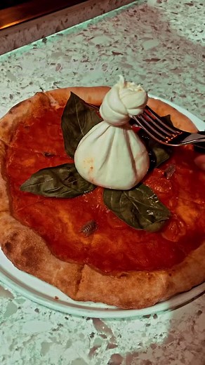 ‏#Wood #Pizza #Oven #OTTO #Burrata #amazing #fyp