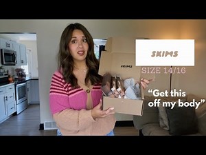 Brutally Honest curvy Skims review - 2X/3X plus size shapewear try on