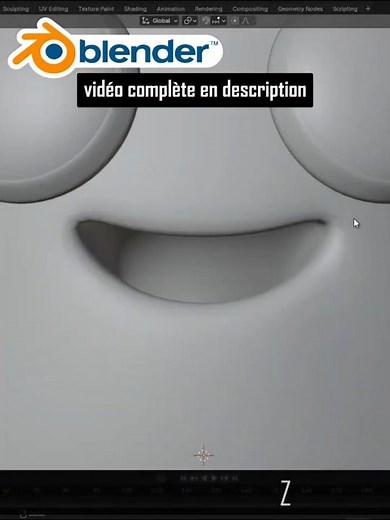 Blender fr | tuto blender personnage 3d debutant | Mascotte des JO en 3D [ TUTO FR ] PART 2