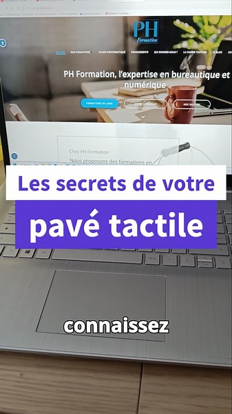 Connaissez-vous les secrets cachés de votre pavé tactile ? 😱😱 #shorts #astuce #ordinateur #pc