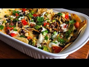 Homemade Loaded Nachos/How To Make The Ultimate Cheesy Nachos