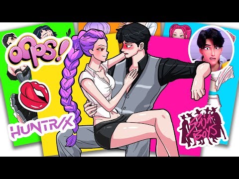 Paper DIY💖KPOP DEMON HUNTERS Sticker Couple Huntrix Rumi & Saja Boys Jinu | Sticker Books #015