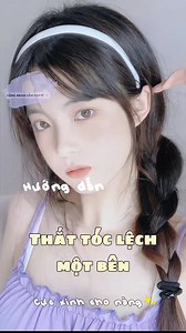 Thắt tóc lệch 1 bên cực xinh | Tips Làm Đẹp