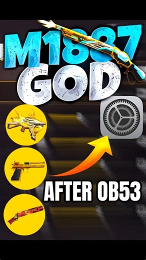 🔥🤯AFTER OB53 UPDATE HEADSHOT SENSITIVITY AND SETTINGS ⚙️ #freefire #sensitivity #ob53 #short