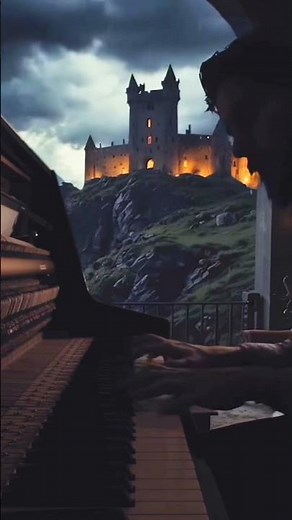 howl's moving castle piano