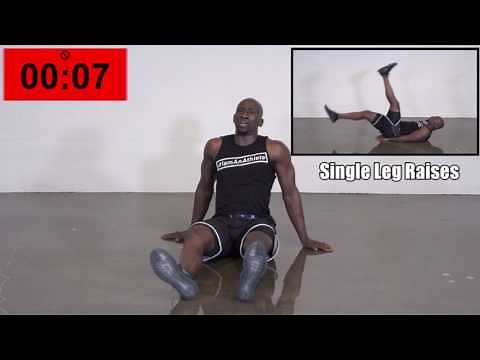 6 Minute Home Abs Workout (Follow Along At Home Abdominal Exercises)