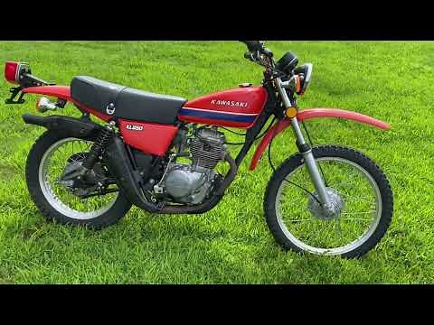 1978 Kawasaki KL250 enduro. Mint original condition.