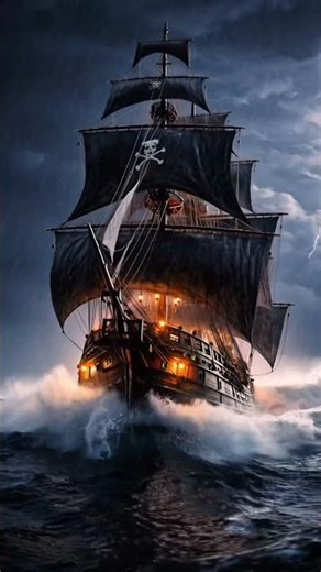 The Storm Is Coming… ⚡🌊 | Epic Pirate Battle Music #shorts