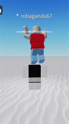 Cousins with Opposite Styles in Roblox
