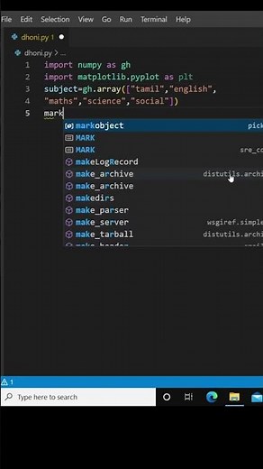 Bar plot using python matplotlib.
