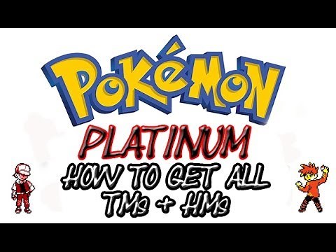Pokemon Platinum - How To Get Every TM and HM | Action Replay Codes