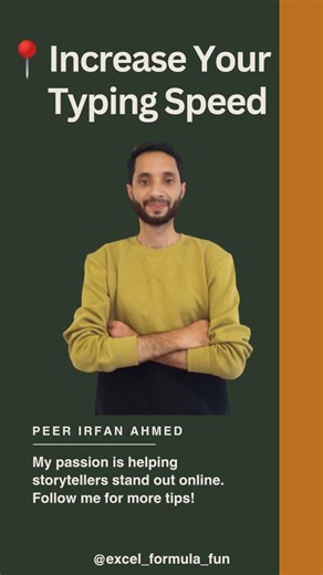 📍Increase Your Typing Speed😎✨ • • • #contentcreator #reelsinstagram #trendingreels #viralreels #technology #techtricks #ronaldo #secretwebsite | Excel Formula Fun