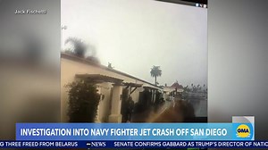 10K views · 69 reactions | An investigation is underway into a Navy fighter jet crash off the coast of San Diego. | Good Morning America | Facebook