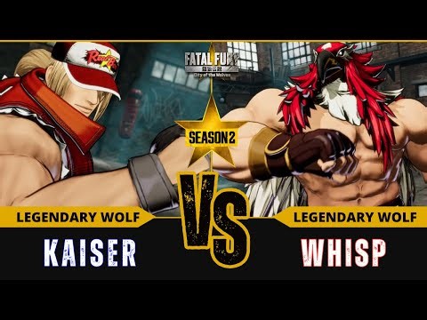 FF:CotW 🐺 KAISER (Terry Bogard) vs WHISP (Tizoc)⭐Replay Match - FATAL FURY: CotW - 2/26