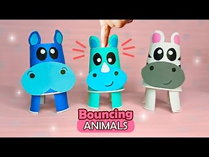 DIY Paper Cup Jumping Animals Toy | Paper Cup Craft Ideas | Fun & Easy Craft