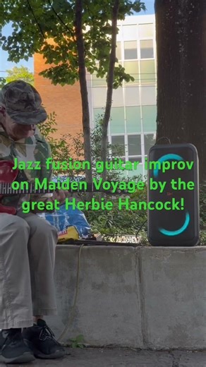 Jazz fusion guitar improv on Maiden Voyage by the great Herbie Hancock!