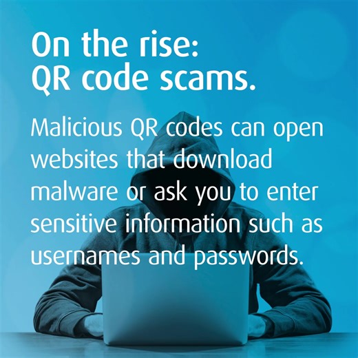 The pandemic marked the return of QR codes – but unfortunately fraudsters are now using them to scam individuals. Learn more and stay protected now: https://bmo.com/en-us/main/personal/security-center/scam-alerts/#QRCodePhishing?ecid=sm-CPNMAR2024CHAN1-KMBMO26 | BMO U.S.