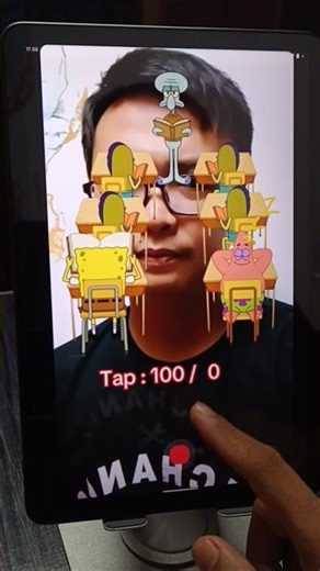 wake up Patrick sleeping in class #filter #spongebob