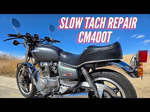 Tachometer(tach) guage fix, Honda CM400T 1981 Motorcycle Repair
