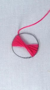 Super cute circle embroidery work💗🪡 #reels #trending #viral #embroidery #love #reelsvideo | SR Embroidery