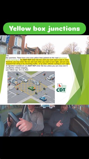 How to turn right at yellow box junctions 🚗 #drivinglessons #drivingtest #drivinginstructor #junction #drivingschool | Complete Driving Tuition