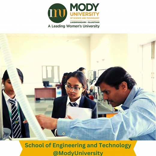 12 reactions | Are you fascinated by the wonders of #science and #technology? Dive into the world of innovation and exploration at the School of Engineering, #ModyUniversity! Know More- https://www.modyuniversity.ac.in/ | Mody University | Facebook