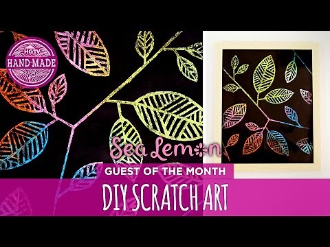 DIY Scratch Art with Sea Lemon - HGTV Handmade