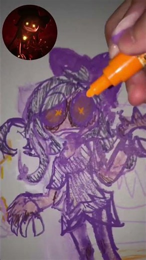 Drawing a character on my wall everyday- Day 10: Cyn (MURDER DRONES) #murderdrones #cyn #art