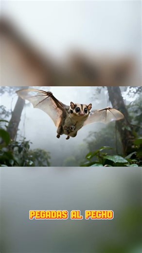 "¡EL MEJOR PARACAIDISTA! 😱 Planea 100 metros con su cría a bordo #Shorts" #ciencia#viral #shorts