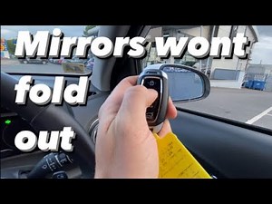Why Hyundai or Kia wing mirrors wont fold out #hyundai #kia #why