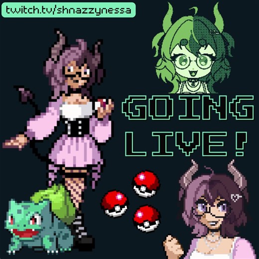 🌿 Cozy LeafGreen Night | Relaxing Pokémon Adventure 💚✨ Boots on, Poké Balls ready—let’s wander through Kanto together! Cozy vibes only 🌙 --- http://twitch.tv/shnazzynessa --- #twitchstreamer #smallstreamer #chatty #vtuber #envtuber #vtuberen #pokemon #pokemonleafgreen #kanto #bulbasaur