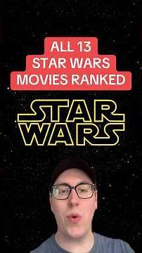 ALL 13 STAR WARS MOVIES RANKED! (W/ THE MANDALORIAN AND GROGU)