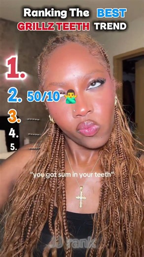 Ranking The Best Grillz Teeth Trend moments 💎 #shorts #grillz