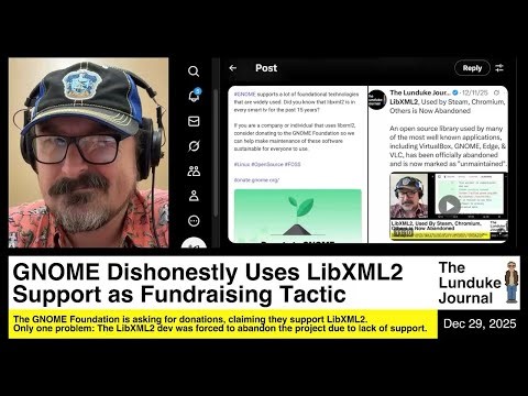 GNOME Dishonestly Uses LibXML2 Support as Fundraising Tactic