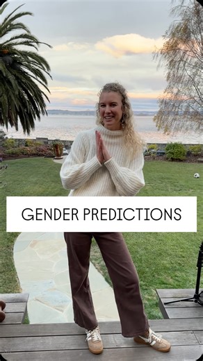 Kemmer Tonne on Instagram: "Couldn’t resist making one of these! My family is so cute #genderreveal #genderpredictions #pregnant #pregnancy #secondtrimester"