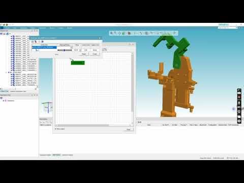 Process Simulation Basic Kinematics for Clamp & Pin Units (BIW Fixture Unit)