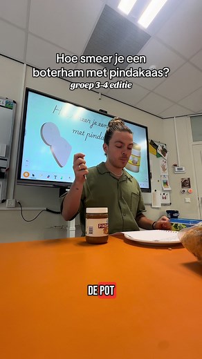 Boterhammen Smeren met Pindakaas: Groep 3-4 Editie