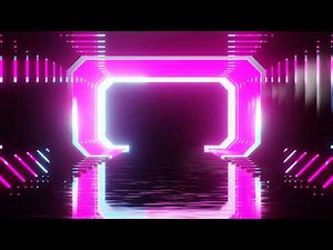 Pink NEON Animated Background Loop 💡 No Copyright Background | Video 4K Video (Ultra HD)