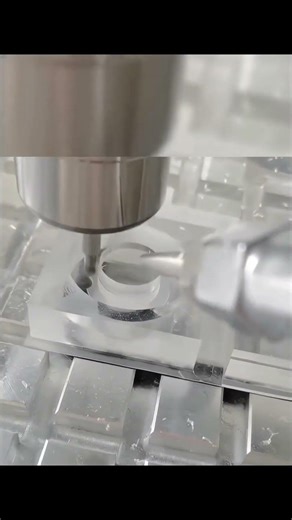Acrylic (PMMA) CNC Machining Process 🔧 #CNCmachining #AcrylicCNC #PMMA