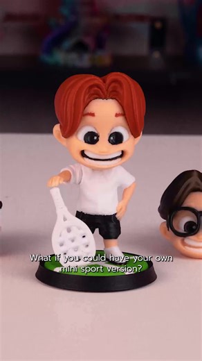 Turn yourself into a sports star - Drop #118: MiniMe - Sports MiniMe: Sports brings your favorite games to life in the cutest way possible. From the soccer field to the skateboard ramp, the tennis court to the surfboard, you can create your own mini athlete with just a few clicks. Mix your face with a whole lineup of sport-ready bodies and build the ultimate team of champions, hobby heroes, or just-for-fun players. Whether you’re printing them for yourself or gifting them to friends, these custo