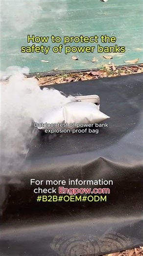 How to protect the safety of power banks #fireproof #engpow #fire #b2b #odm #oem
