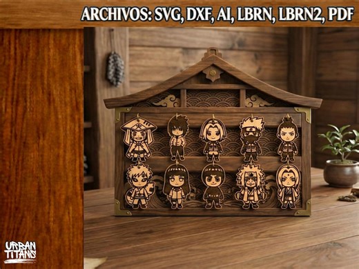 Pack of 10 Ninja Figures / Laser Cut, Vector SVG, DXF, AI, LBRN, LBRN2, PDF / Fan Art / Digital Download / Vector Art / Carving - Etsy UK