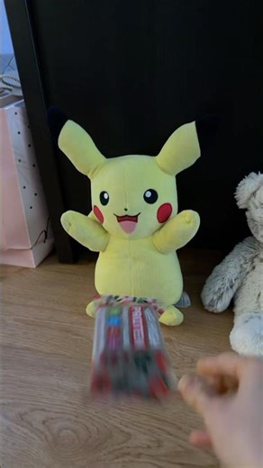 What Happens If You Give Pikachu Candy?#PikachuEnergy #ViralShorts #PikachuMoments